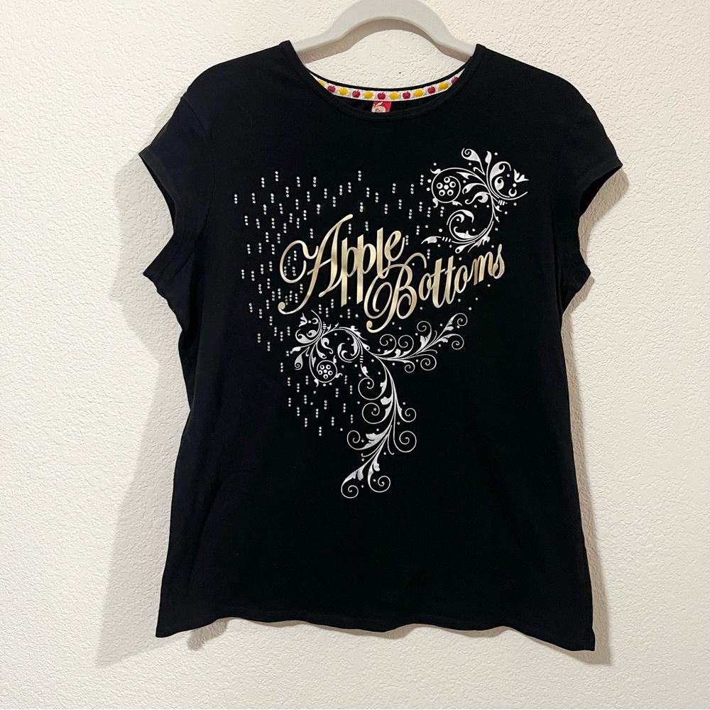 Vintage Y2K 2000s mcbling Apple bottoms top